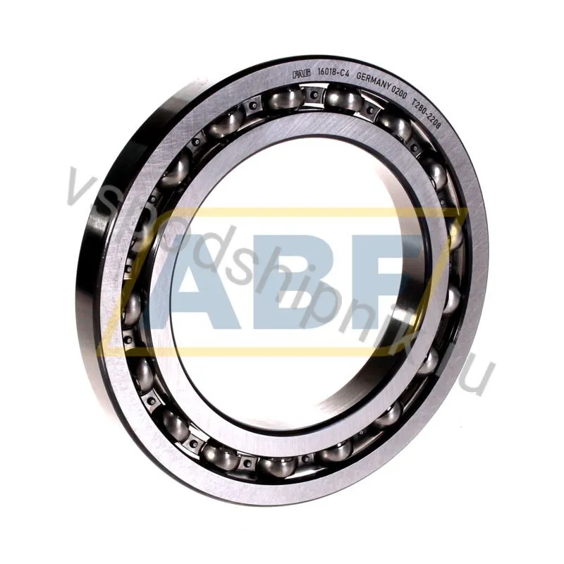 Подшипник шариковый радиальный однорядный 16018-C4 FAG 360