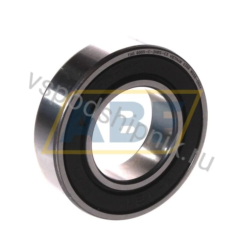 Подшипник шариковый радиальный однорядный 6005-C-2HRS-C3 FAG 360