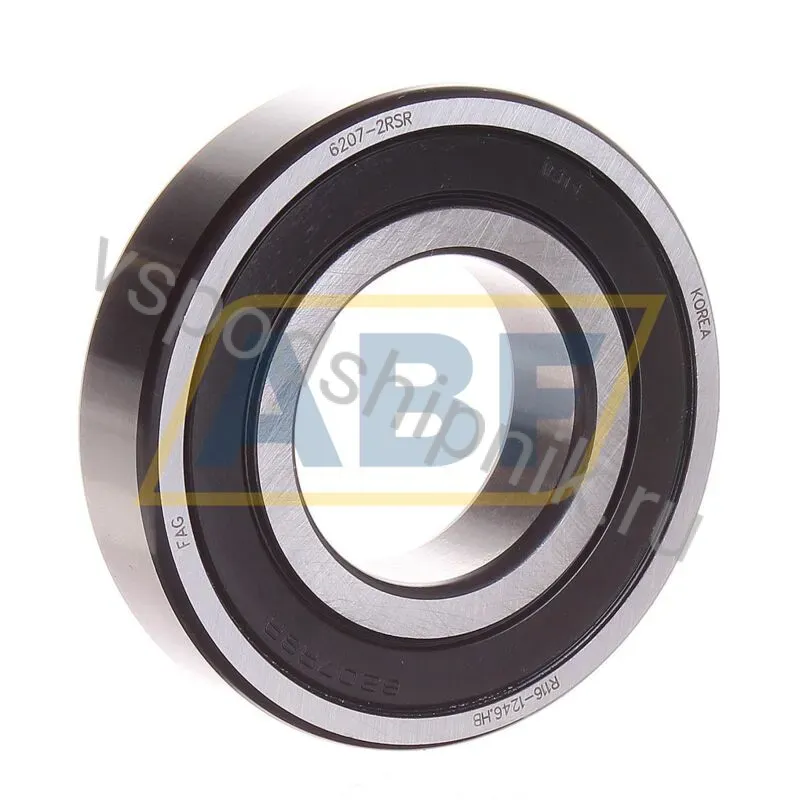 Подшипник шариковый радиальный однорядный 6207-2RSR FAG 360
