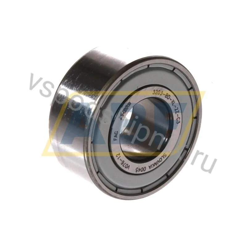Подшипник шариковый радиально-упорный двухрядный 3203-BD-XL-2Z-C3 FAG 360