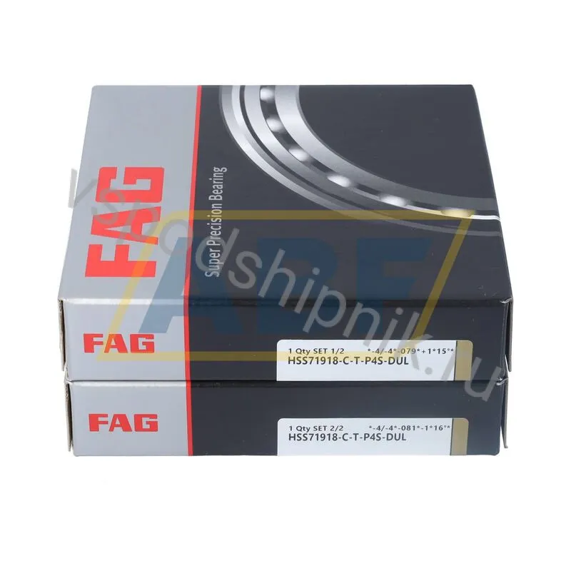Подшипник шариковый радиально-упорный однорядный HSS71918-C-T-P4S-DUL FAG 360