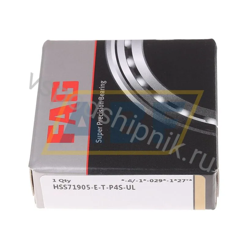 Подшипник шариковый радиально-упорный однорядный HSS71905-E-T-P4S-UL FAG 360