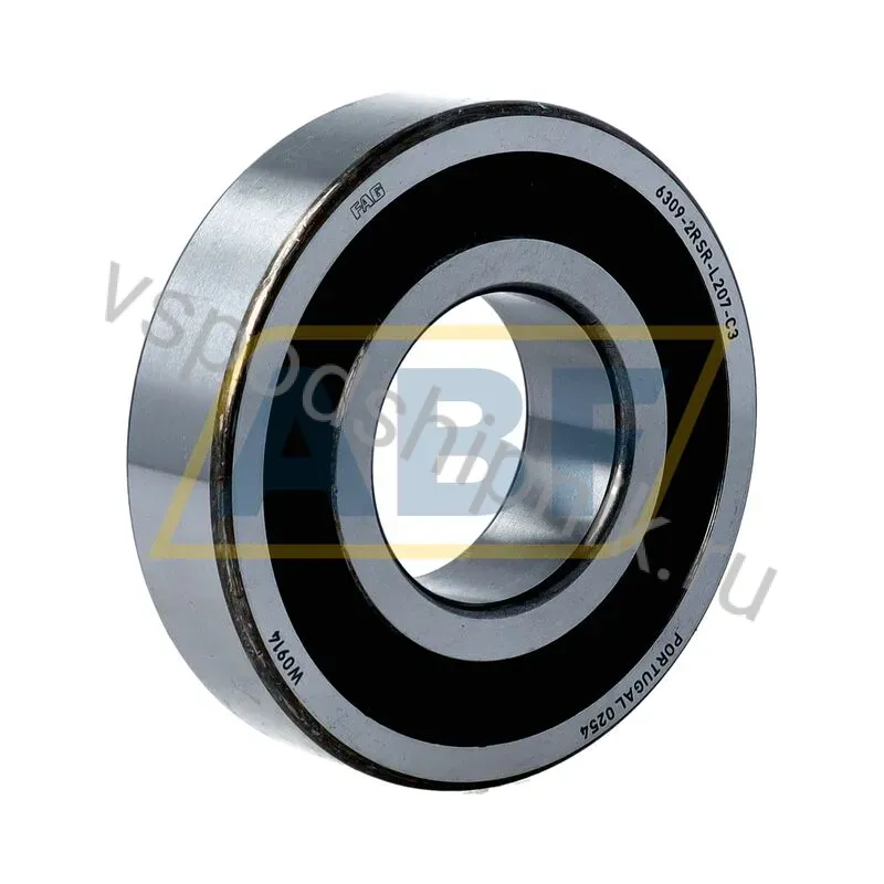 Подшипник шариковый радиальный однорядный 6309-2RSR-L207-C3 FAG 360