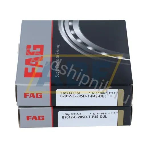 Подшипник шариковый радиально-упорный однорядный B7012-C-2RSD-T-P4S-DUL FAG