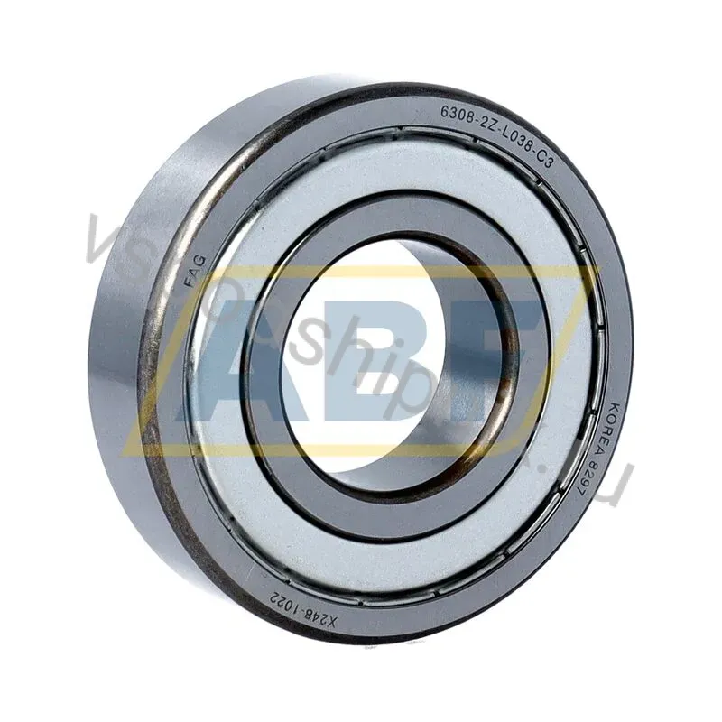 Подшипник шариковый радиальный однорядный 6308-2Z-L038-C3 FAG 360