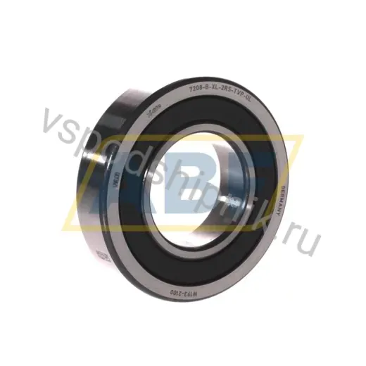 Подшипник шариковый радиально-упорный однорядный 7208-B-XL-2RS-TVP-UL FAG 40×80×18 мм