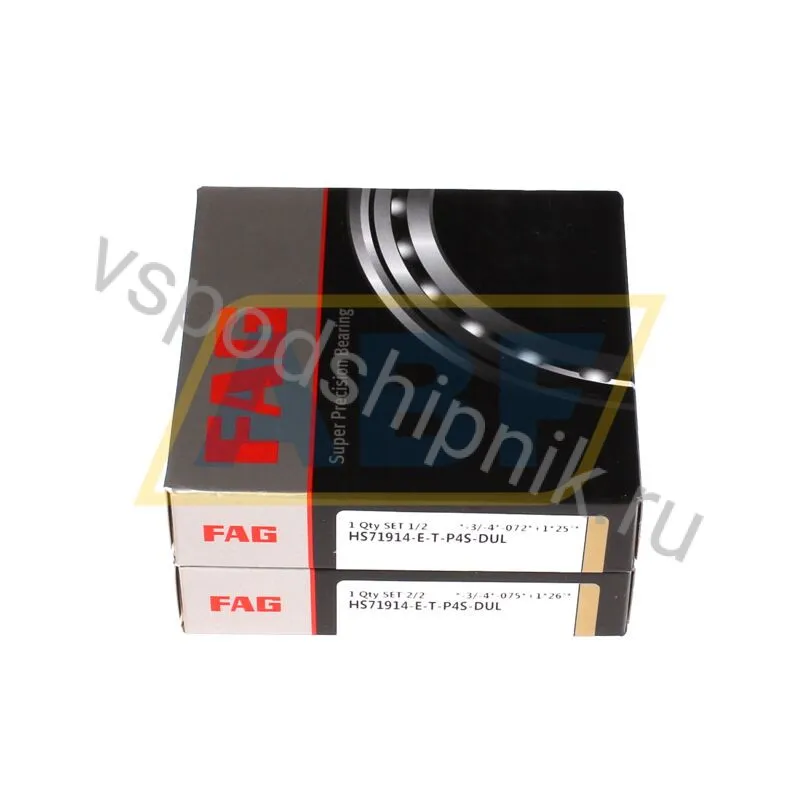 Подшипник шариковый радиально-упорный однорядный HS71914-E-T-P4S-DUL FAG 360