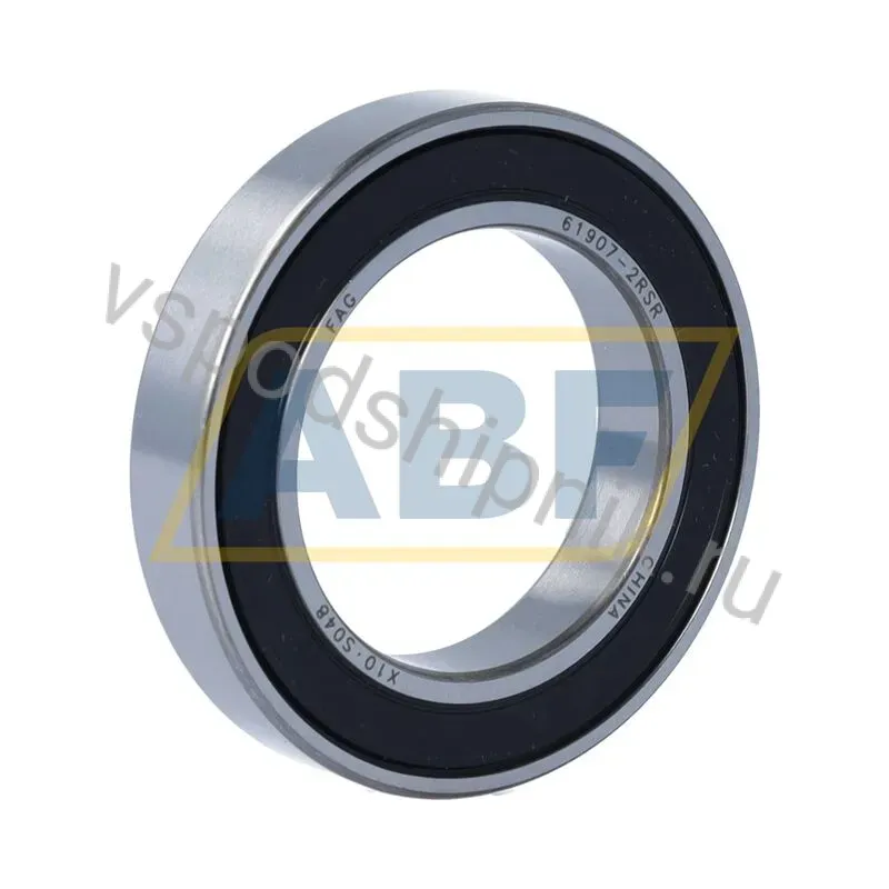 Подшипник шариковый радиальный однорядный 61907-2RSR FAG 360