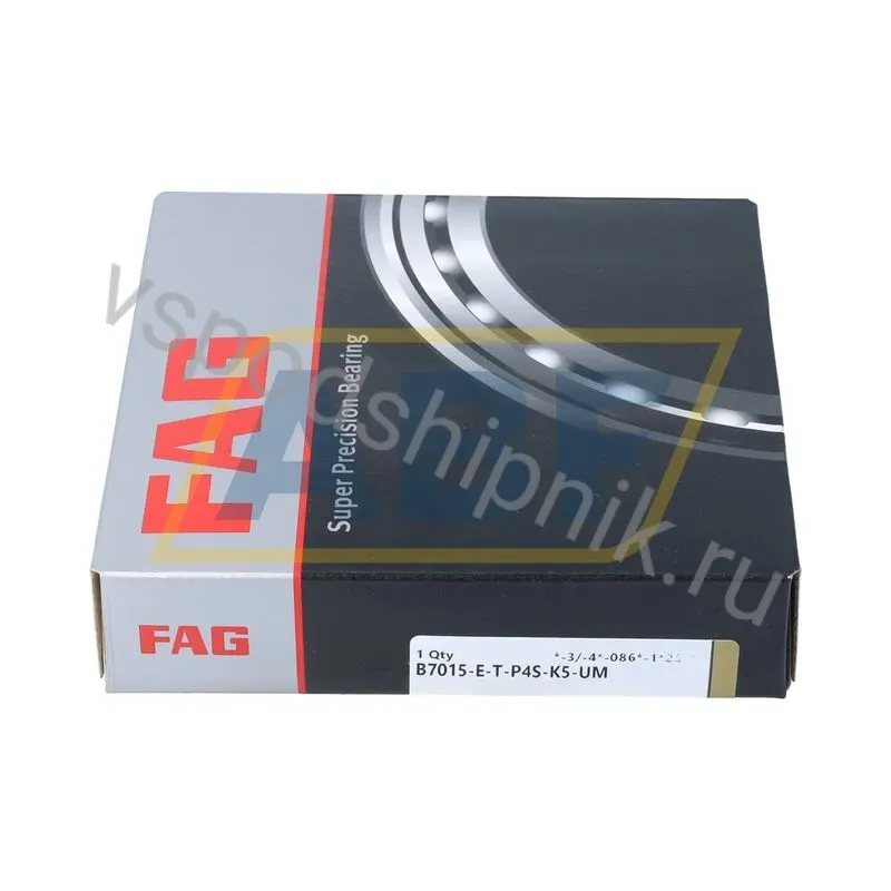 Подшипник шариковый радиально-упорный однорядный B7015-E-T-P4S-K5-UM FAG 360