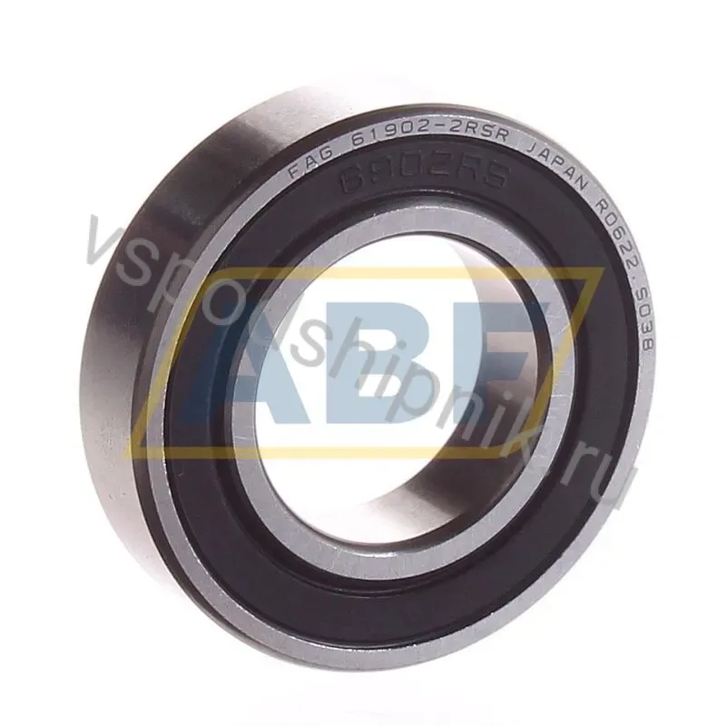 Подшипник шариковый радиальный однорядный 61902-2RSR-HLC FAG 360
