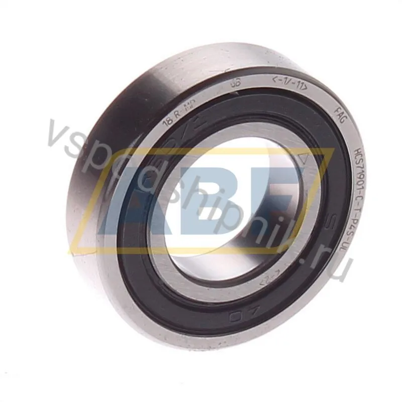 Подшипник шариковый радиально-упорный однорядный HCS71901-C-T-P4S-UL FAG 360