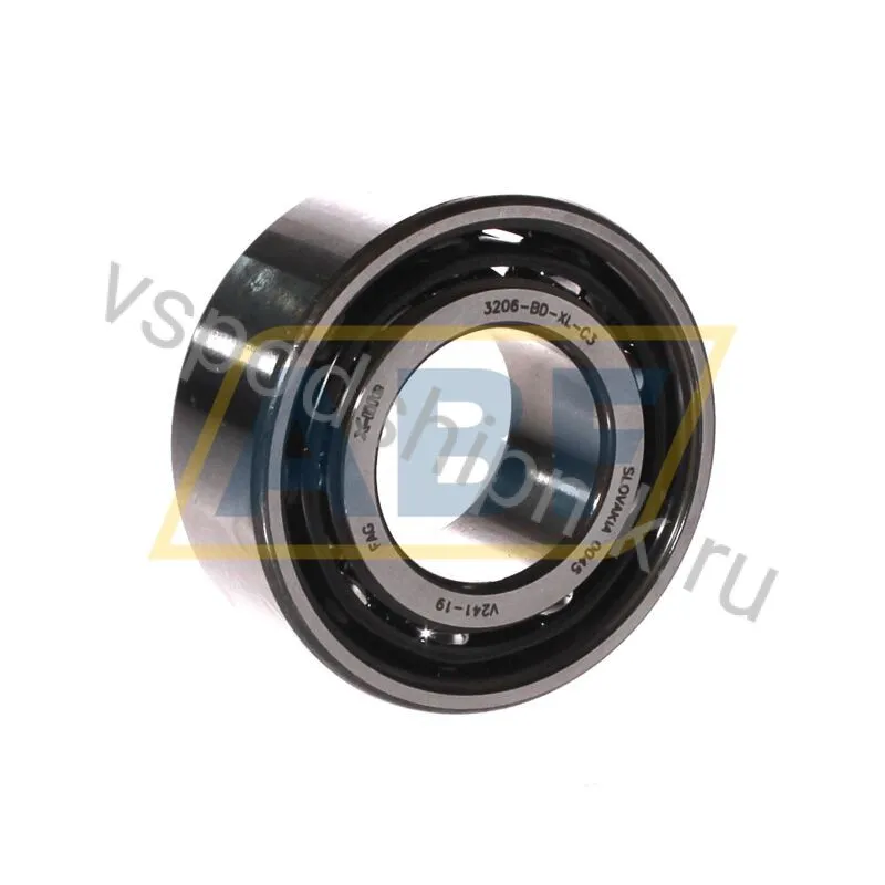 Подшипник шариковый радиально-упорный двухрядный 3206-BD-XL-C3 FAG 360