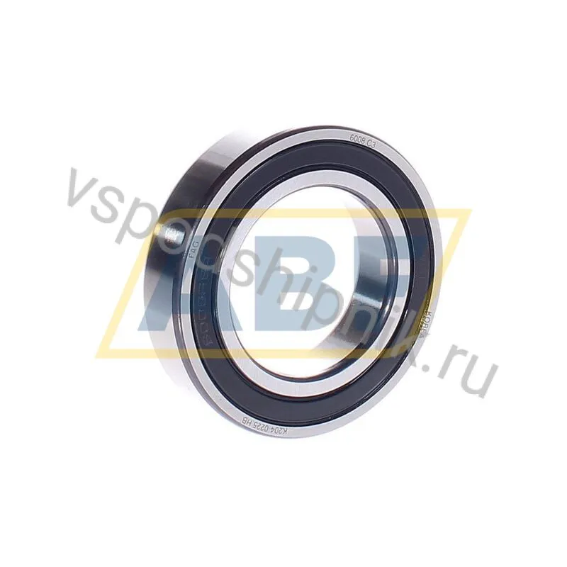 Подшипник шариковый радиальный однорядный 6008-RSR-C3 FAG 360