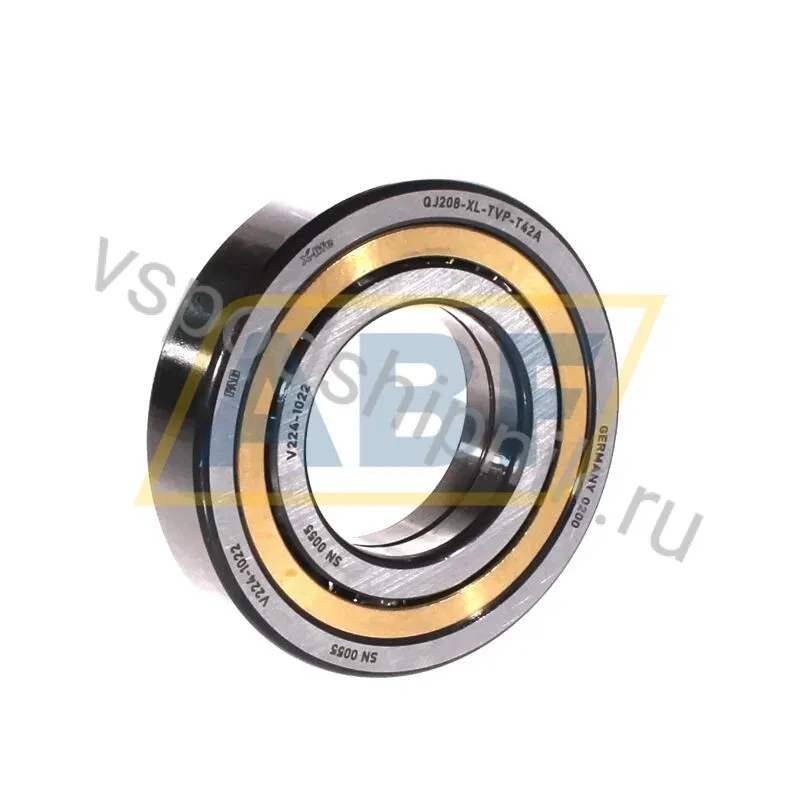Четырёхточечный шариковый подшипник QJ208-XL-MPA-T42A FAG 360