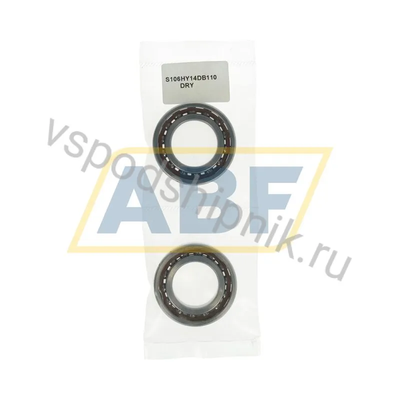 Подшипник радиально-упорный шариковый S106HY14DB110 FAG 360