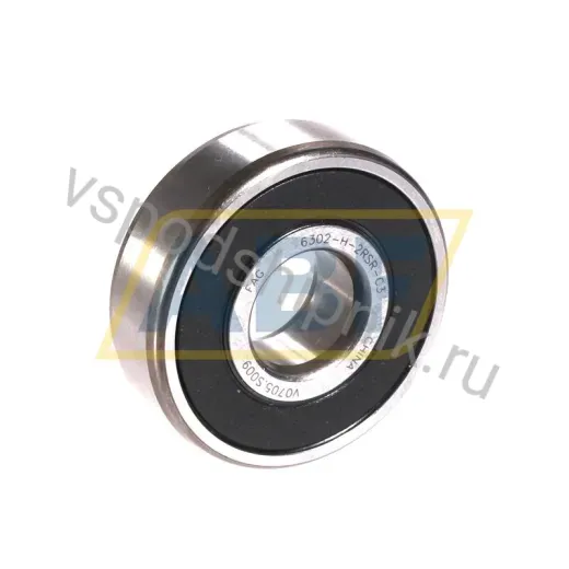 Подшипник шариковый радиальный однорядный 6302-H-2RSR-C3 FAG