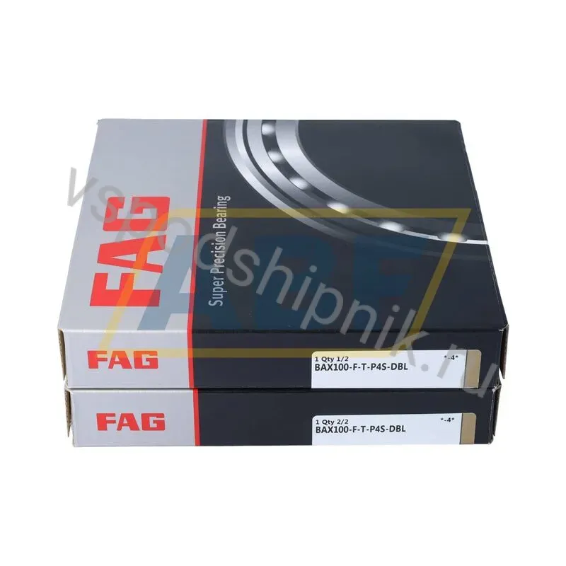 Подшипник шариковый радиально-упорный однорядный BAX100-F-T-P4S-DBL FAG 360