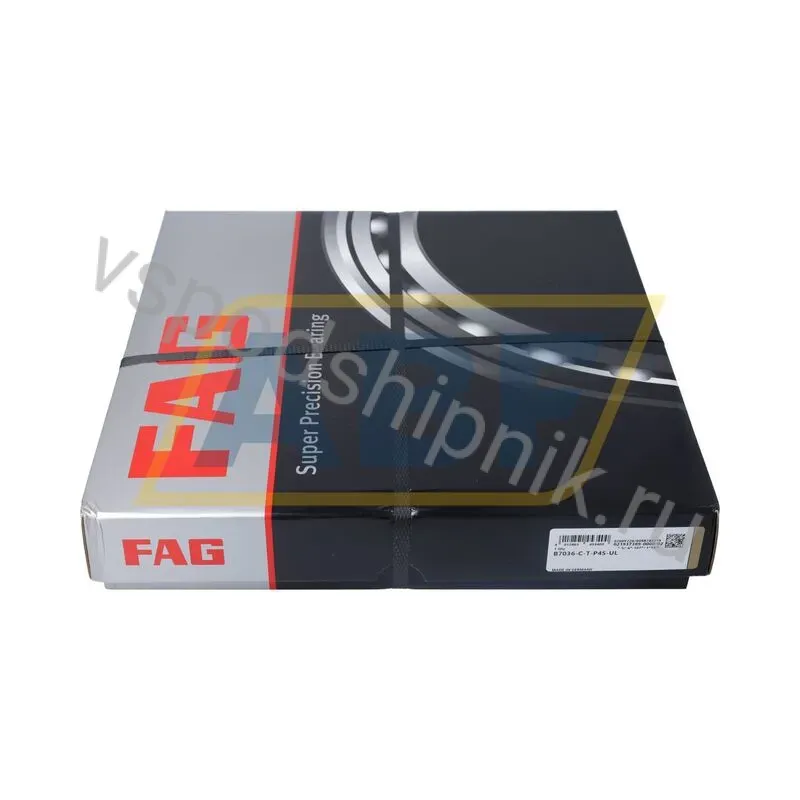 Подшипник шариковый радиально-упорный однорядный B7036-C-T-P4S-UL FAG 360