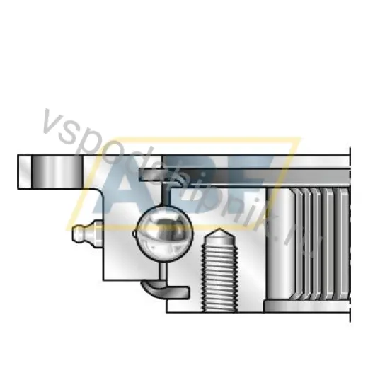 Четырёхточечный шариковый подшипник VLI200544-N-VSP INA