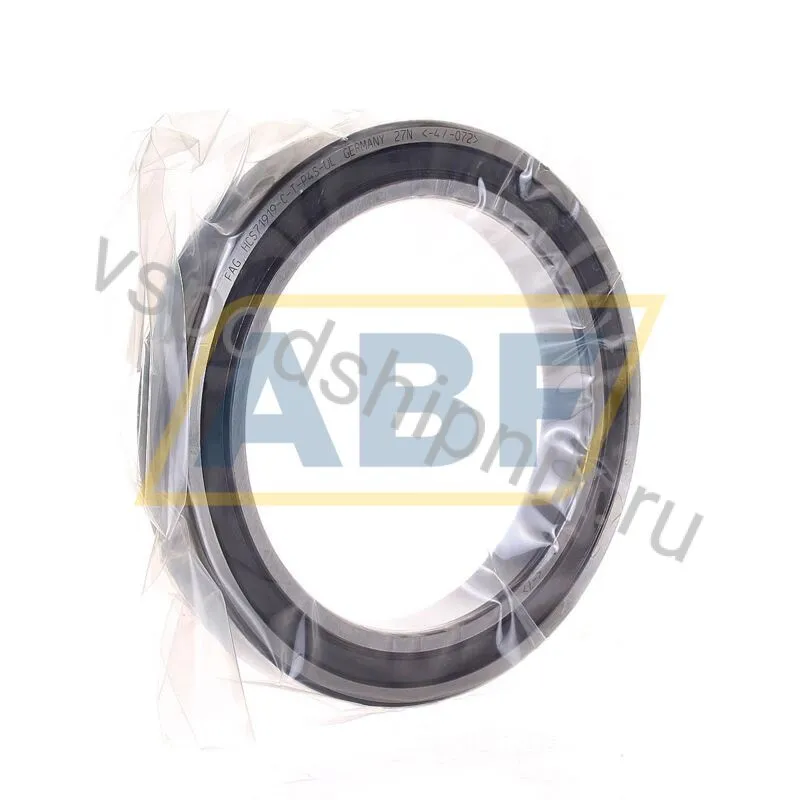 Подшипник шариковый радиально-упорный однорядный HCS71919-C-T-P4S-UL FAG 360