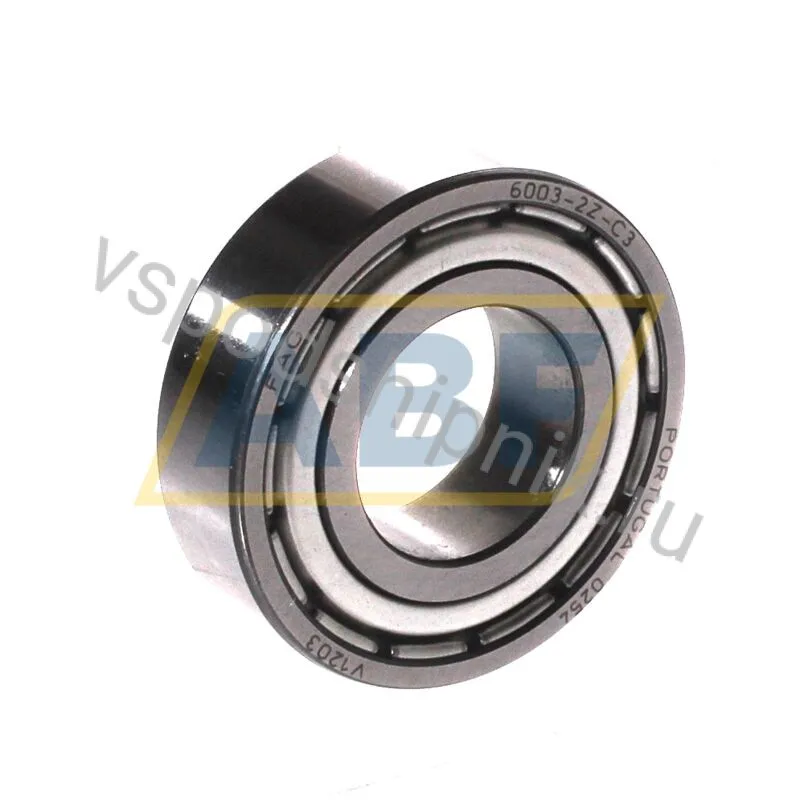 Подшипник шариковый радиальный однорядный 6003-2Z-C3 FAG 360