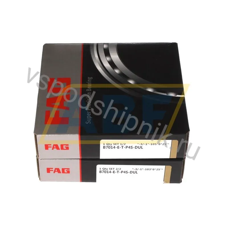 Подшипник шариковый радиально-упорный однорядный B7014-E-T-P4S-DUL FAG 360
