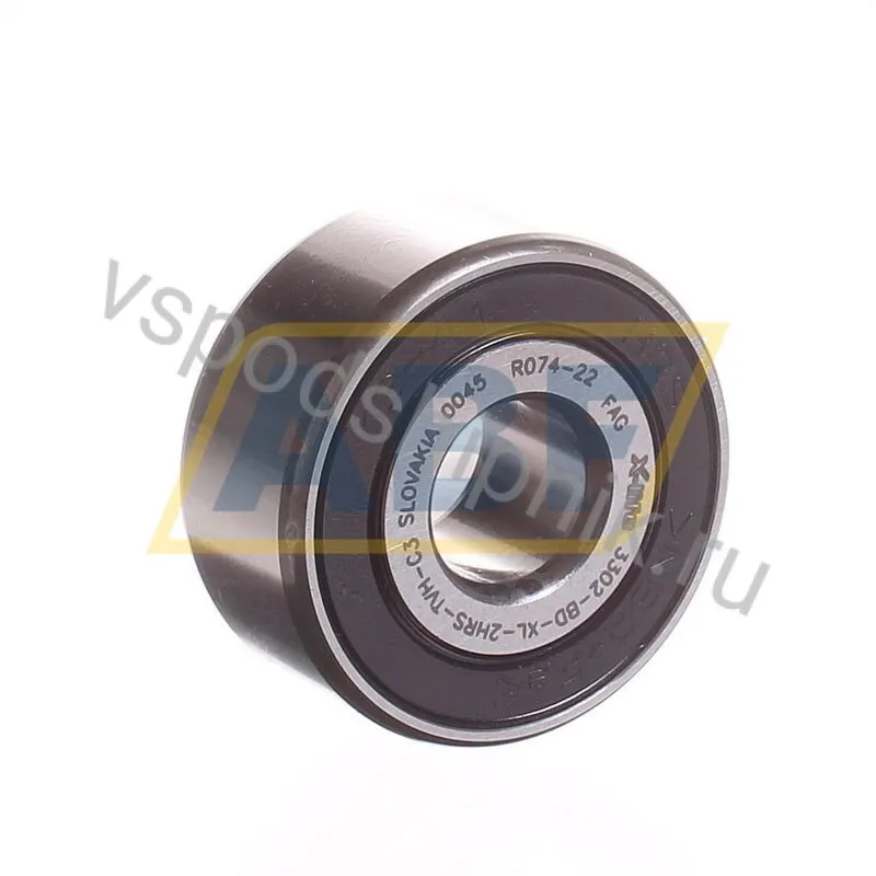 Подшипник шариковый радиально-упорный двухрядный 3302-BD-XL-2HRS-TVH FAG 360