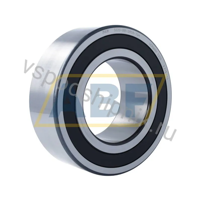 Подшипник шариковый радиально-упорный двухрядный 3220-BB-2RSR-TVH FAG 360