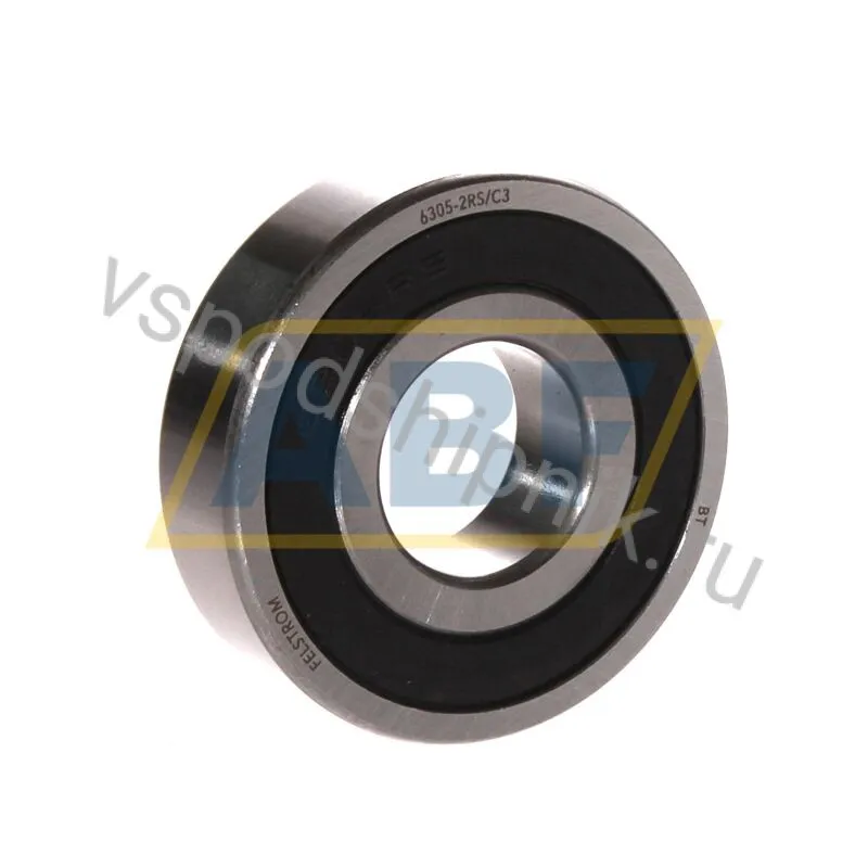 Подшипник шариковый радиальный 6305-2RS/C3 Felstrom 360