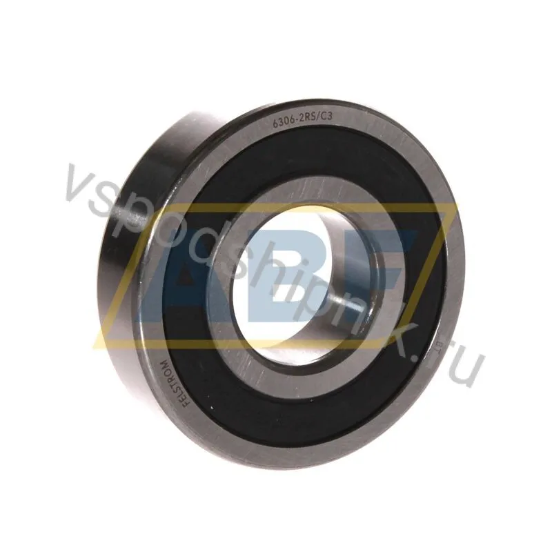 Подшипник шариковый радиальный 6306-2RS/C3 Felstrom 360