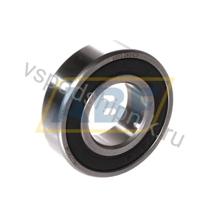 Подшипник шариковый радиальный 6003-2RS/C3 Felstrom 360