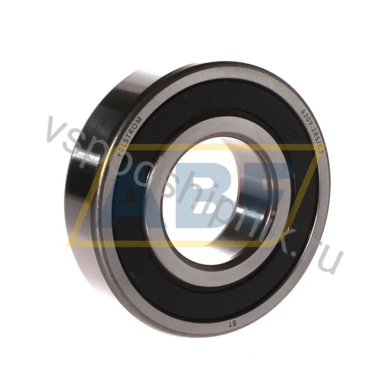 Подшипник шариковый радиальный 6309-2RS/C3 Felstrom 360