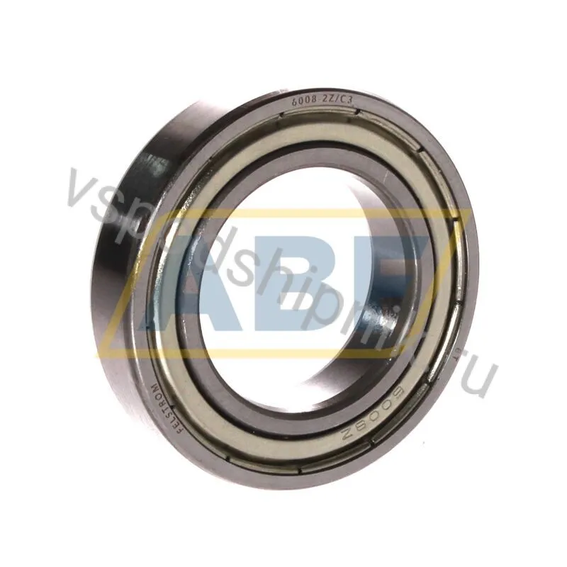 Подшипник шариковый радиальный 6008-2Z/C3 Felstrom 360