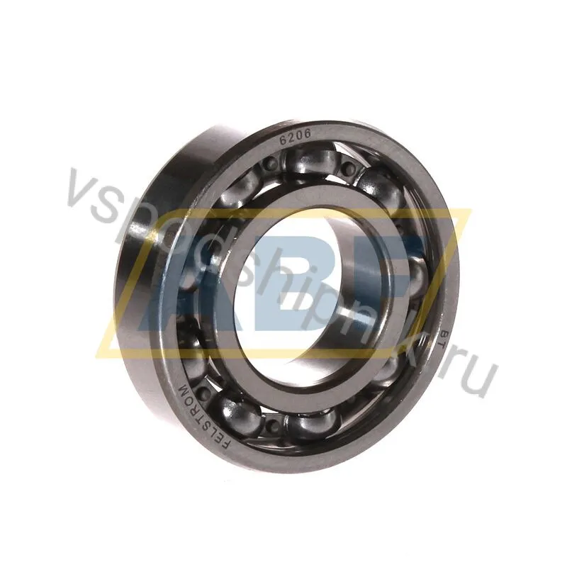 Подшипник шариковый радиальный 6206 Felstrom 360