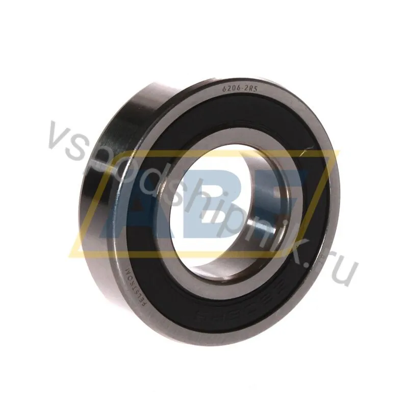 Подшипник шариковый радиальный 6206-2RS Felstrom 360