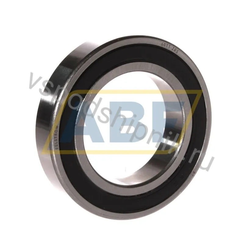 Подшипник шариковый радиальный 6011-2RS Felstrom 360