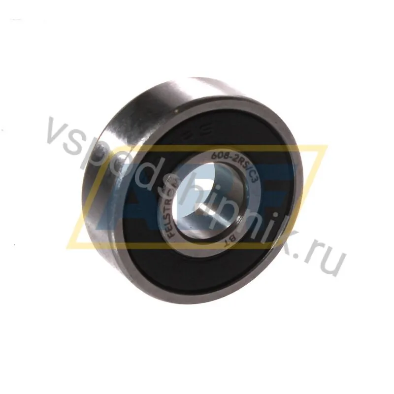 Миниатюрный шариковый подшипник 608-2RS/C3 Felstrom 360