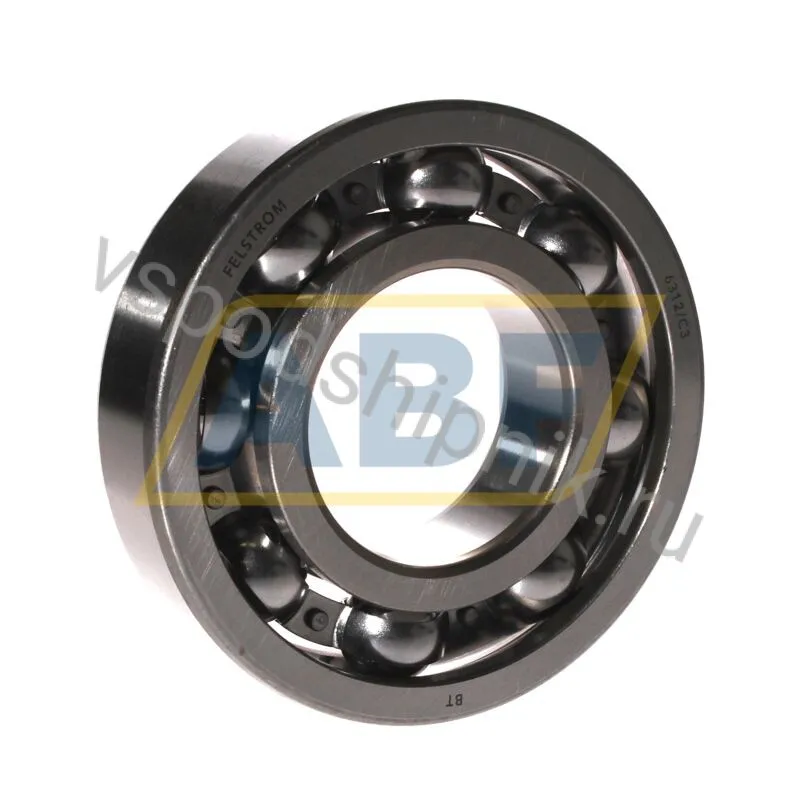 Подшипник шариковый радиальный 6312/C3 Felstrom 360