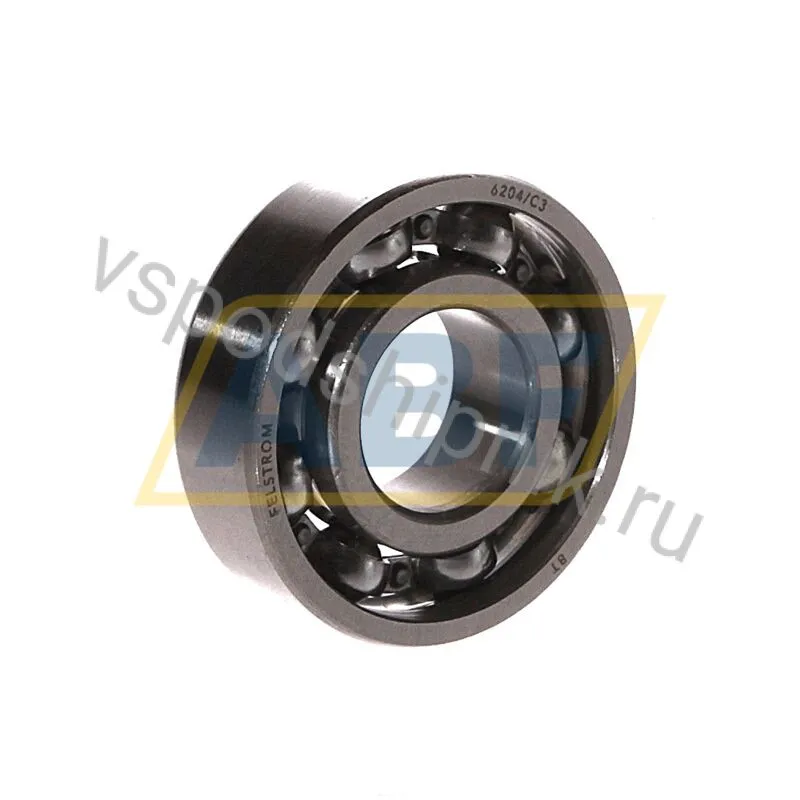 Подшипник шариковый радиальный 6204/C3 Felstrom 360