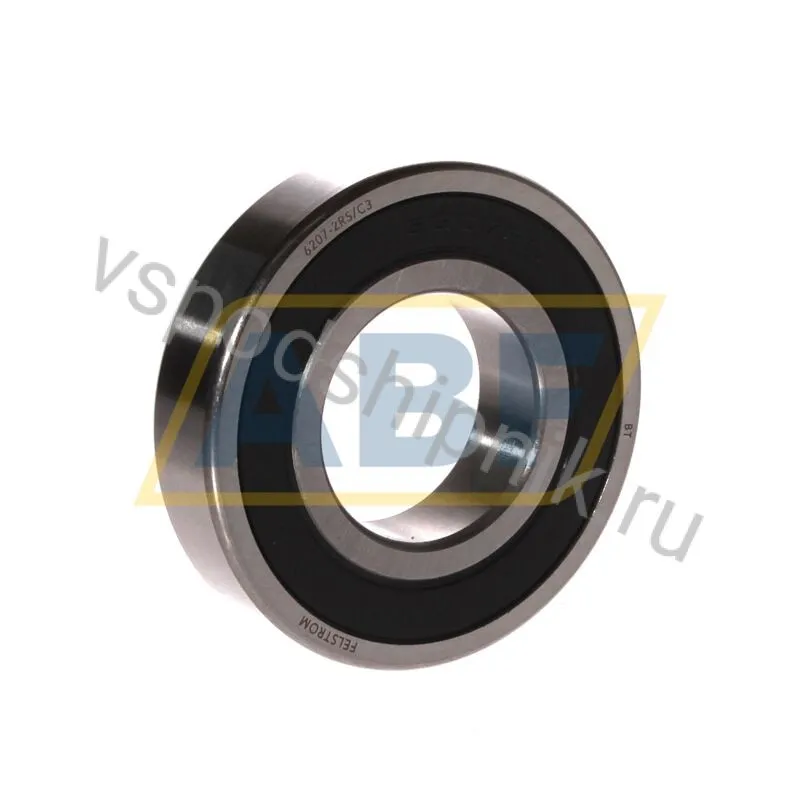Подшипник шариковый радиальный 6207-2RS/C3 Felstrom 360