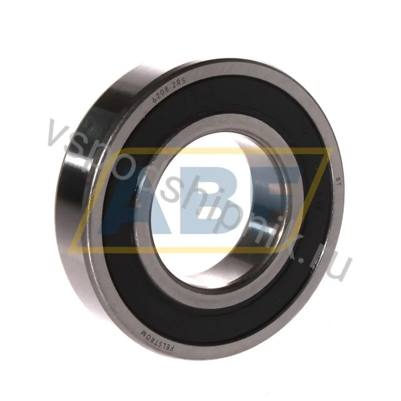 Подшипник шариковый радиальный 6208-2RS Felstrom 360