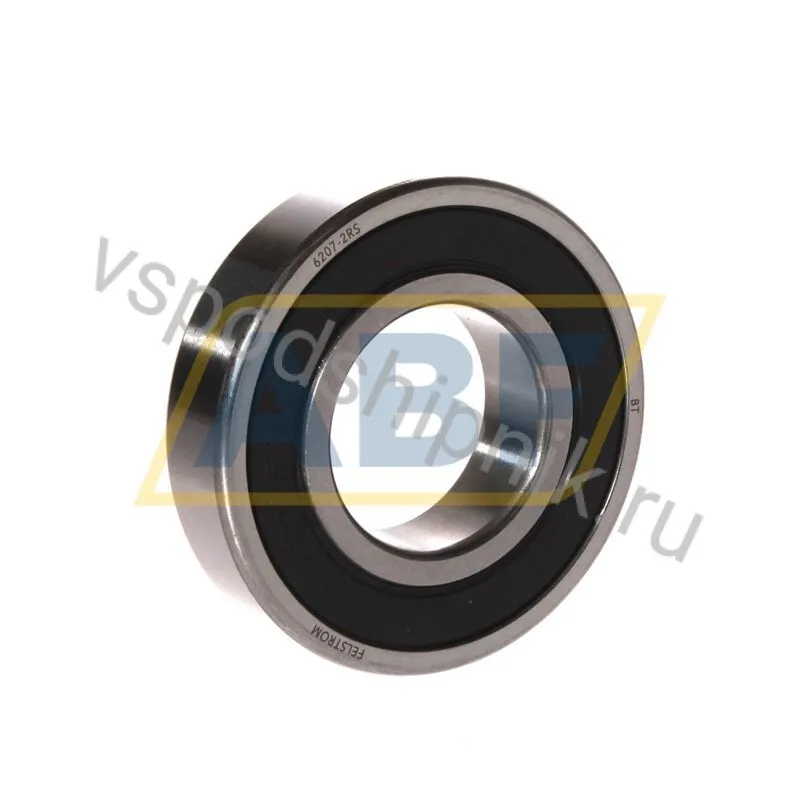 Подшипник шариковый радиальный 6207-2RS Felstrom 360