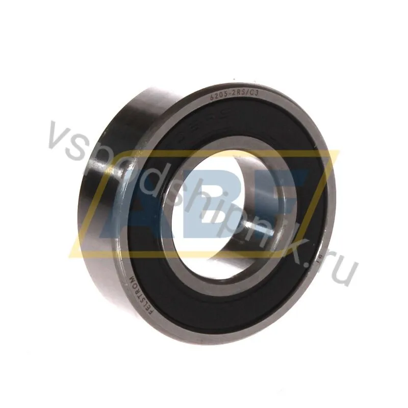 Подшипник шариковый радиальный 6205-2RS/C3 Felstrom 360