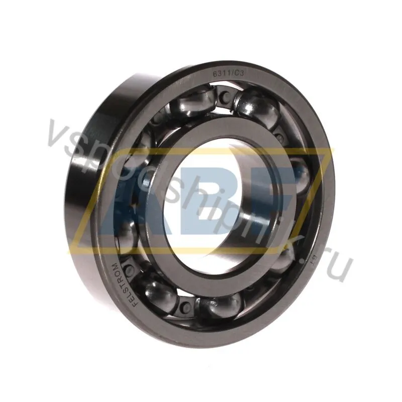 Подшипник шариковый радиальный 6311/C3 Felstrom 360