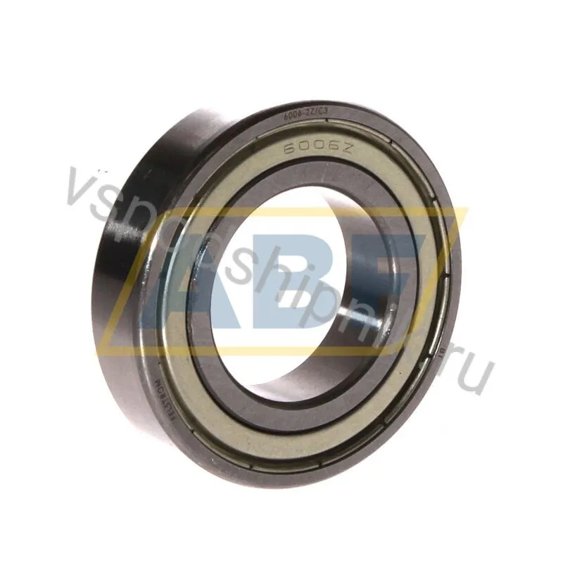 Подшипник шариковый радиальный 6006-2Z/C3 Felstrom 360