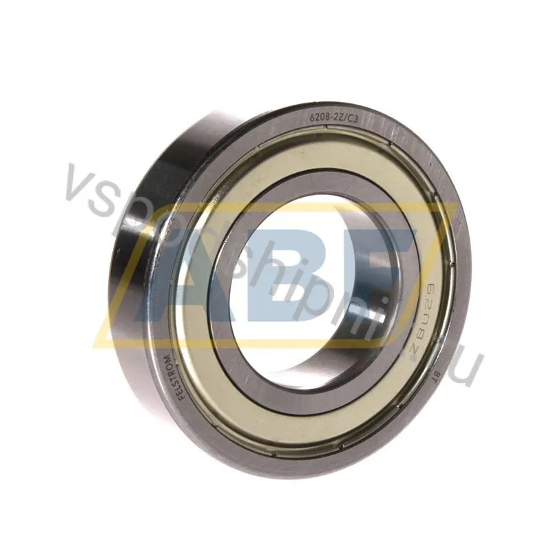Подшипник шариковый радиальный 6208-2Z/C3 Felstrom 360