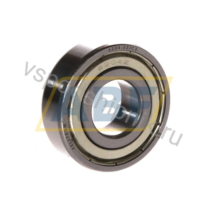 Подшипник шариковый радиальный 6204-2Z/C3 Felstrom 360