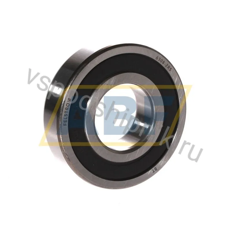 Подшипник шариковый радиальный 6308-2RS Felstrom 360