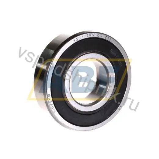 Подшипник шариковый радиальный однорядный 6307-2RS-C3 Timken 35×80×21 мм