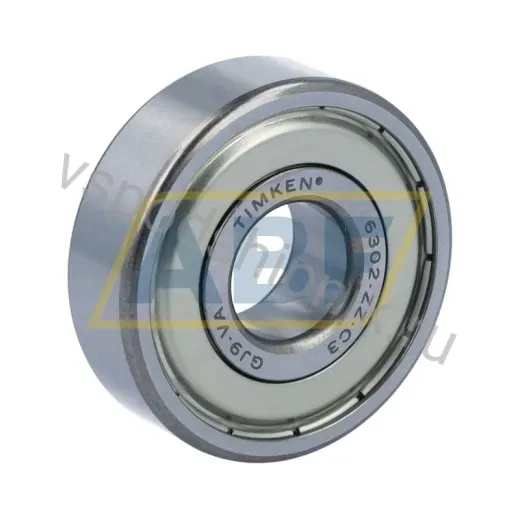 Подшипник шариковый радиальный однорядный 6302-ZZ-C3 Timken 15×42×13 мм